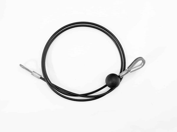 Nylon Coated Cable - 75" w/ Ball Stop
