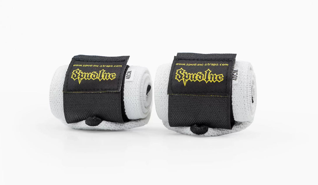 Wrist Wrap, Cotton, Heavy White 40 cm