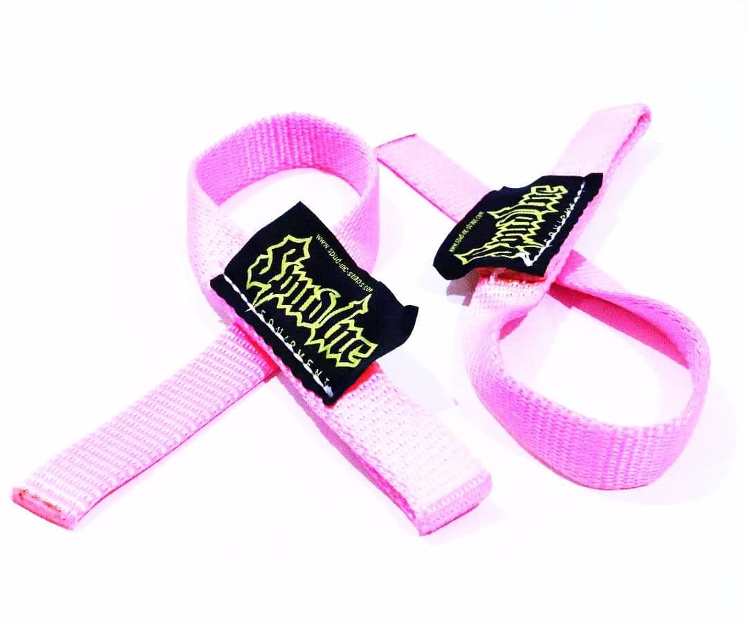 1.5" Yellow or Black 1" Inc Lifting Straps / Wraps 2" in Pink Spud 