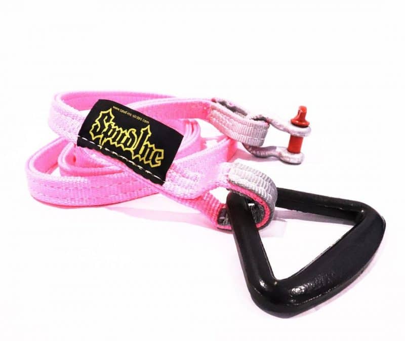 pink sled strap