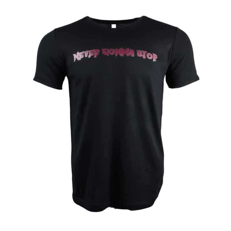 Never Gonna Stop Shirt Black Large Pic 2
