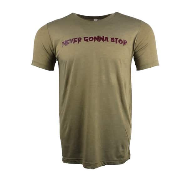 Never Gonna Stop Shirt Green Small Pic 2